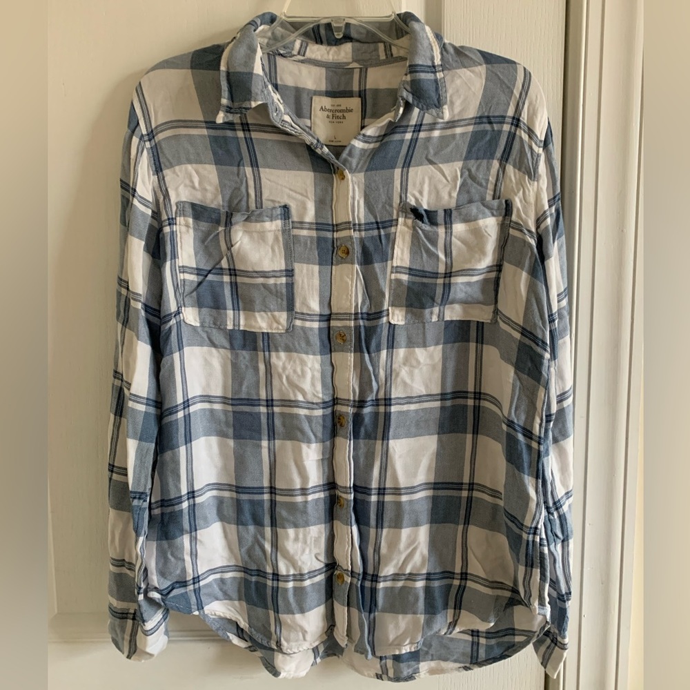 ABERCROMBIE & FITCH Plaid Flannel Shirt